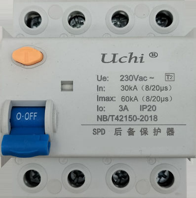 Ul94-V0 Überspannungsableiter-Leistungsschalter mit Fähigkeit des Entladestrom-60KA